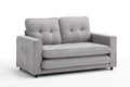 3 Fold Sofa,Convertible Futon Couch Sleeper Sofabed,Space Saving Seat,Pull Out Couch Bed For Living Room,Dark Gray & Light Gray & Beige,Velvet Linen Fabric Light Gray Velvet Wood Primary Living Space Medium Soft Loose Back American Design,Classic,Luxury