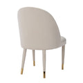 Coolmore Accent Chair ,Leisure Single Chair With Solid Wood Foot,2Pc Set Beige Velvet