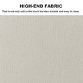 Upholstered Sectional Sofa Couch, L Shaped Couch With Storage Reversible Ottoman Bench 3 Seater For Living Room, Apartment, Compact Spaces, Fabric Beige Beige Wood Primary Living Space Soft Pillow Back Modern Square Arms Foam Solid Wood 4 Seat