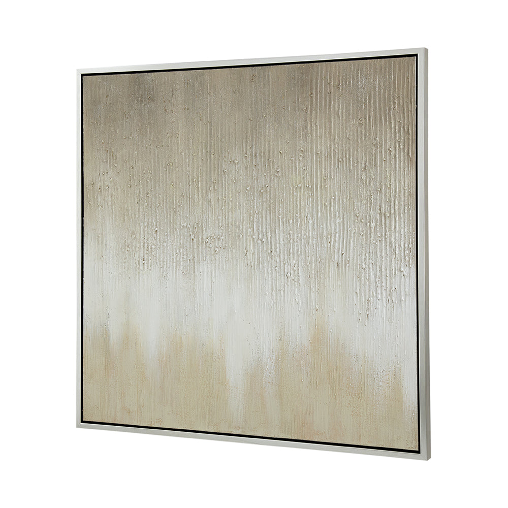 40" X 40" Golden Sunshine Framed Hand Painted Canvas Print Wall Art, Wall Decor For Living Room Bedrrom Entryway Office Multicolor Polyester