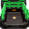 24V Kids 3In1 Ride On Tractor, Pedal Tractors With Working Loader And Backhoe Digger, Kids' Ride On Car Toys, Battery Powered Electric Vehicles With Trailer, Digger For Toddlers Green Green Plastic