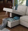 Replacement 5014 Armrestr Beige Linen 3 Seat