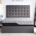 11 Inch Recooling Fast Responding Latex Foam Adult Mattress, Queen Size Grey Bedroom Foam