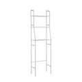 Three Tier Over The Toilet Storage Shelf White White Particle Board