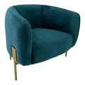 Navy Teal And Gold Sofa Chair Green Dark Green Stainless Steel Velvet