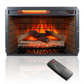 60 Inch Electric Fireplace Entertainment Center With Door Sensor Jasmine White Color Powder Coated Electric Jasmine White Vent Free Yes Insert Wood Stainless Steel Glass Electric