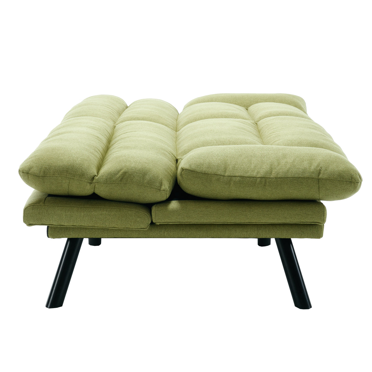 United We Win Furniture,Bedroom Furniture,Living Room Furniture,Sofa With Thick Cushion,Sofa Bed,Sleeper Sofa With Metal Feet. Green Linen 2 Seat