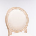 French Country Wooden Barstools With Upholstered Seatingbeige And Natural Set Of 2 Beige Fabric Solid Wood Mdf