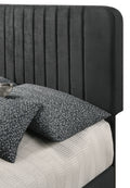 Lodi G0407 Fb Up Full Bedblack Black Foam Velvet