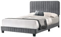 Lodi G0408 Kb Up King Bedgray Gray Foam Velvet