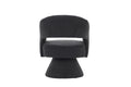 Swivel Accent Chair Armchair, Round Barrel Chair In Fabric For Living Room Bedroom,Grey Teddy Grey Teddy Foam Faux Fur