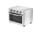 Geek Chef 6 Slice 26Qt 26L Air Fryer Fry Oil Free, Extra Large Toaster Oven Combo, Air Fryer Oven, Roast, Bake, Broil,Convection Countertop Oven, Accessories Included, Stainless St Ban On Silver Stainless Steel