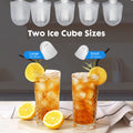 Small Portable Home Use Ice Maker,Green Green Iron