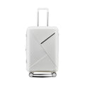 Luggage Sets 4 Piece 14 20 24 28 , Expandable Lightweight Suitcase With 4 Double 360 Degrees Mute Spinner Wheels Pp Materials Durable Tsa Lock Travel Luggage White Polypropylene