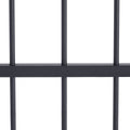 Large Dog Kennel Outdoor Pet Pens Dogs Run Enclosure Animal Hutch Metal Coop Fence With Roof Cover 6.6'L X 3.9'W X 5.9'H Black Gray Outdoor Kennel Iron