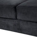 Couch Comfortable Sectional Couches And Sofas For Living Room Bedroom Office Small Space Black Velvet 2 Seat