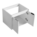 24 Inch Wall Mounted Bathroom Vanity With Sink, Soft Close Doors, For Small Bathroom Kd Packing White 2 Bathroom Wall Mounted Modern Plywood