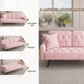 1730 Sofa Bed Armrest With Nail Head Trim With Two Cup Holders 72