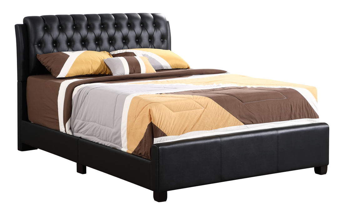 Marilla G1500C Fb Up Full Bedblack Black Foam Pu