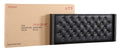 Julie G1919 Qb Up Queen Upholstered Bedblack Black Foam Pu
