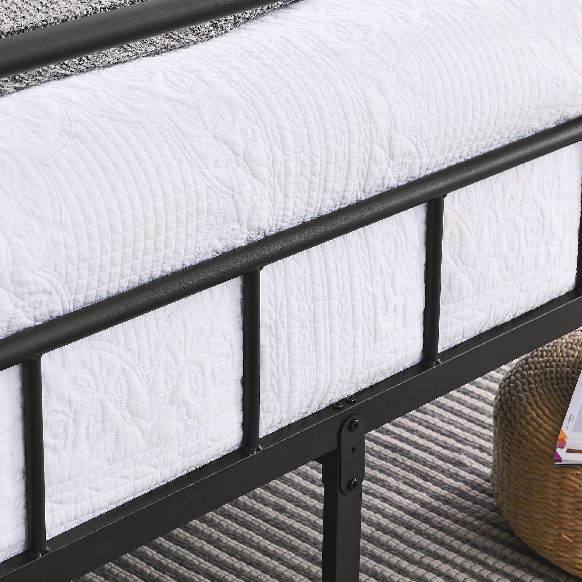 Iron Bed Frame, Metal Bed Frame, Wrought Iron Bed Frame, Iron Platform Bed Frame, Iron Canopy Bed Frame, Iron Twin Bed Frame, Iron Queen Bed Frame, Iron King Bed Frame, Iron Double Bed Frame, Iron Sin King Black Iron