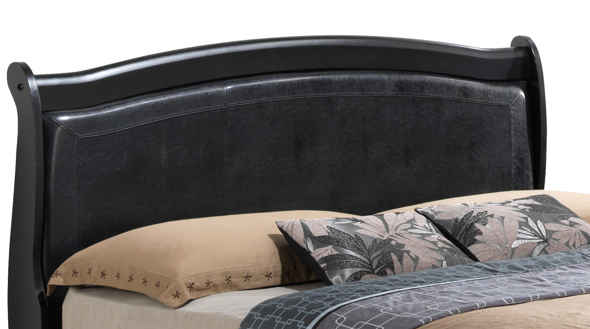 Louis Phillipe G3150C Fb2 Full Bedblack Black Particle Board