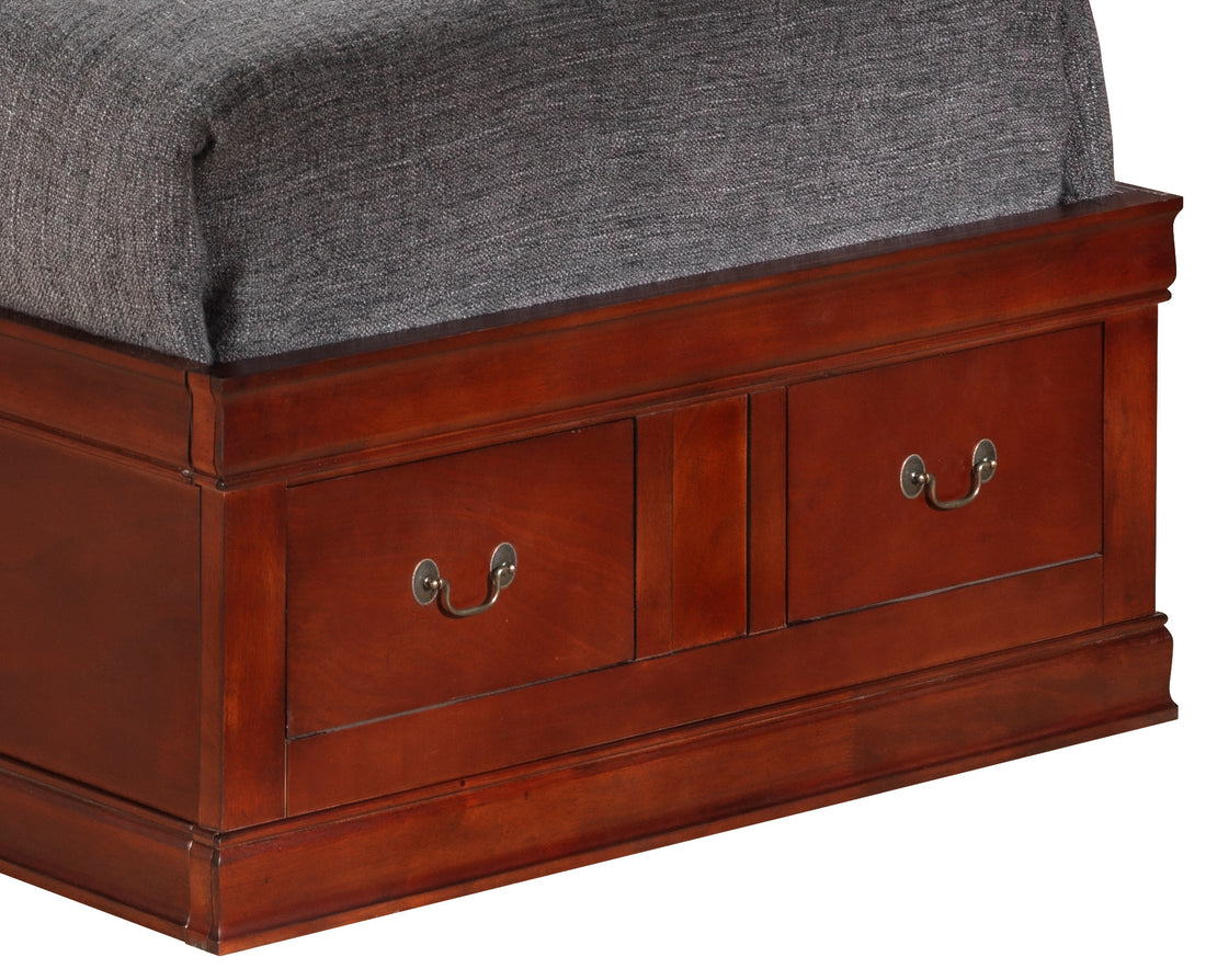 Louis Phillipe G3100B Tsb Twin Storage Bedcherry Cherry Particle Board