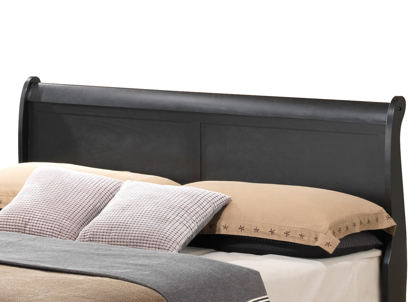 Louis Phillipe G3150E Qb3 Queen Bedblack Black Particle Board