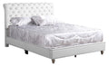 Maxx G1938 Qb Up Tufted Upholstered Bedwhite White Foam Pu