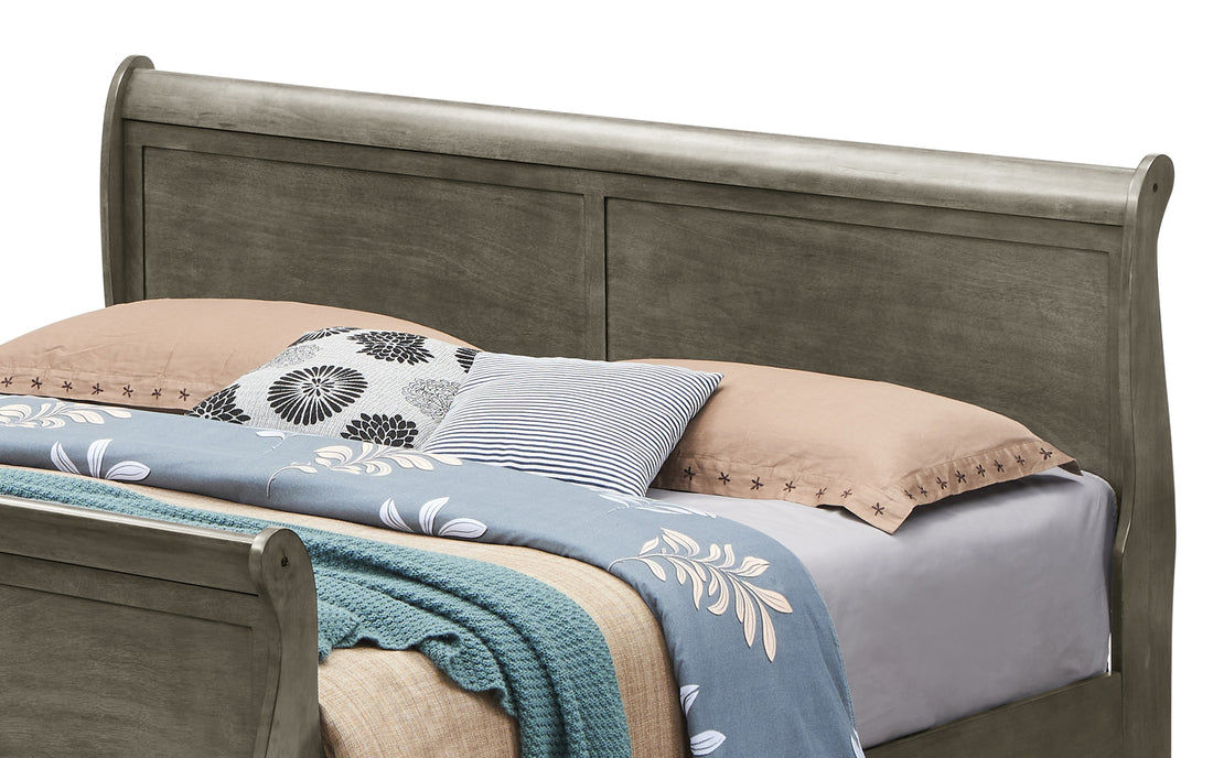 Louis Phillipe G3105A Fb Full Bedgray Gray Particle Board