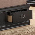 Louis Phillipe G3150B Ksb King Storage Bedblack Black Particle Board