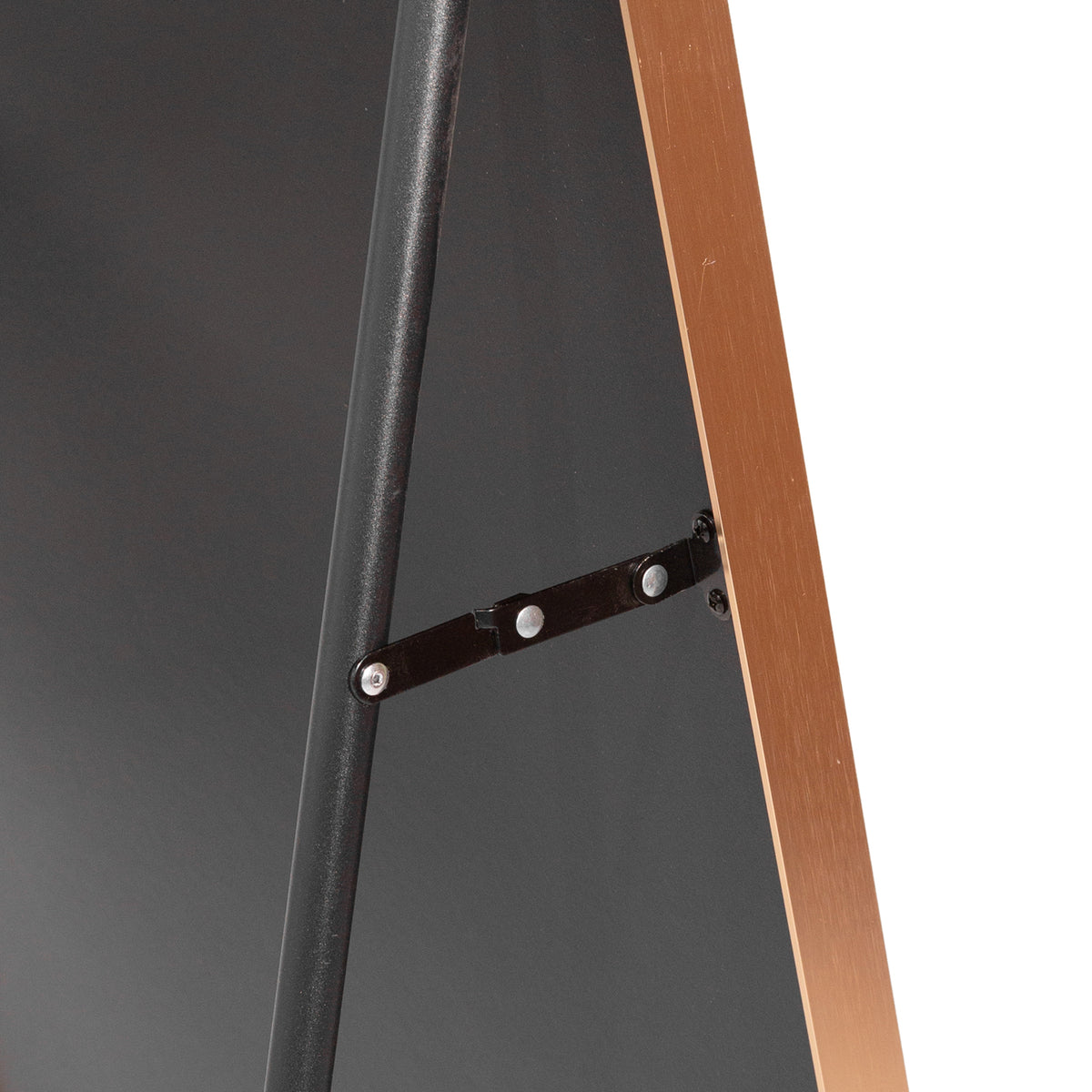 Gold 63X20 Inch Metal Arch Stand Full Length Mirror Gold Classic Mdf Glass Aluminium Alloy