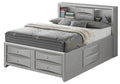 Marilla G1503G Fsb3 Full Storage Bedsilver Champagne Champagne Particle Board