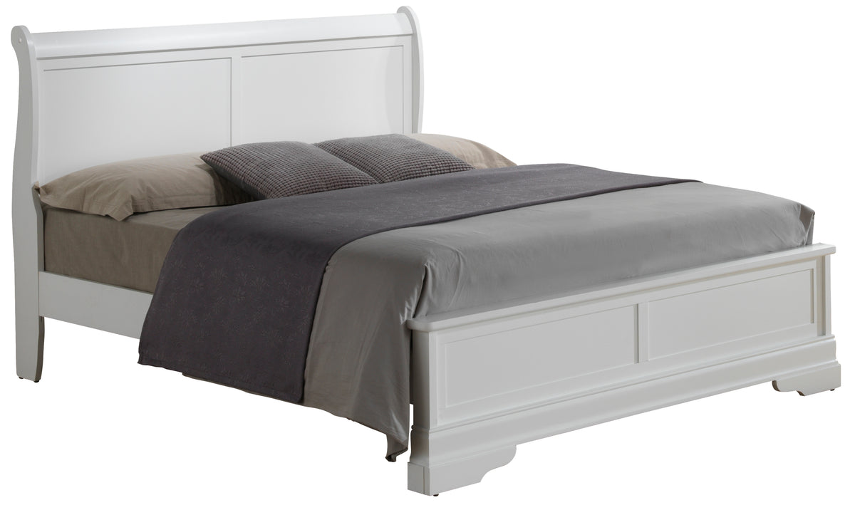 Louis Phillipe G3190E Qb3 Queen Bedwhite White Particle Board