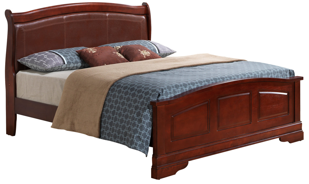 Louis Phillipe G3100C Qb2 Queen Bedcherry Cherry Particle Board