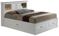 Louis Phillipe G3190B Qsb Queen Storage Bedwhite White Particle Board