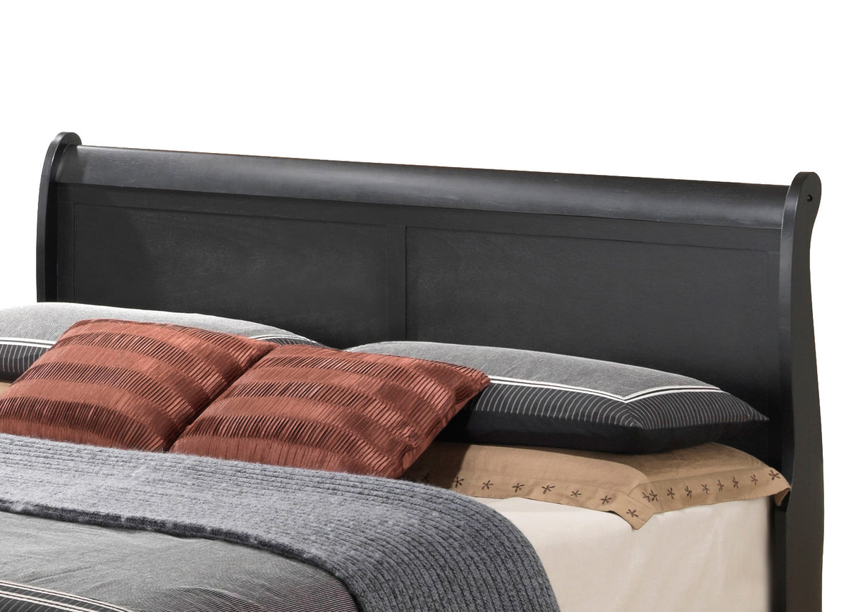Louis Phillipe G3150D Ksb2 King Storage Bedblack Black Particle Board