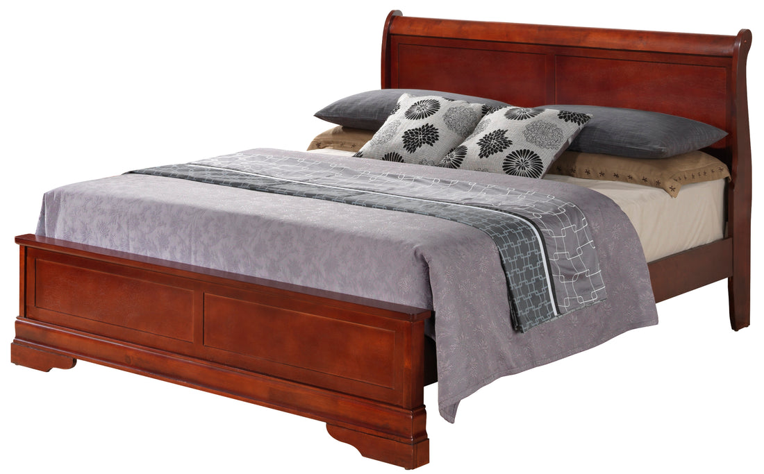 Louis Phillipe G3100E Qb3 Queen Bedcherry Cherry Particle Board