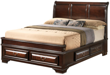 Lavita G8875A Kb King Storage Bedcappuccino Beige Particle Board
