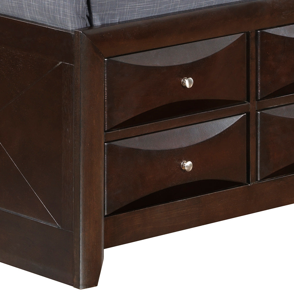 Marilla G1525G Tsb3 Twin Storage Bedcappuccino Beige Particle Board