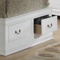 Louis Phillipe G3190B Tsb Twin Storage Bedwhite White Particle Board