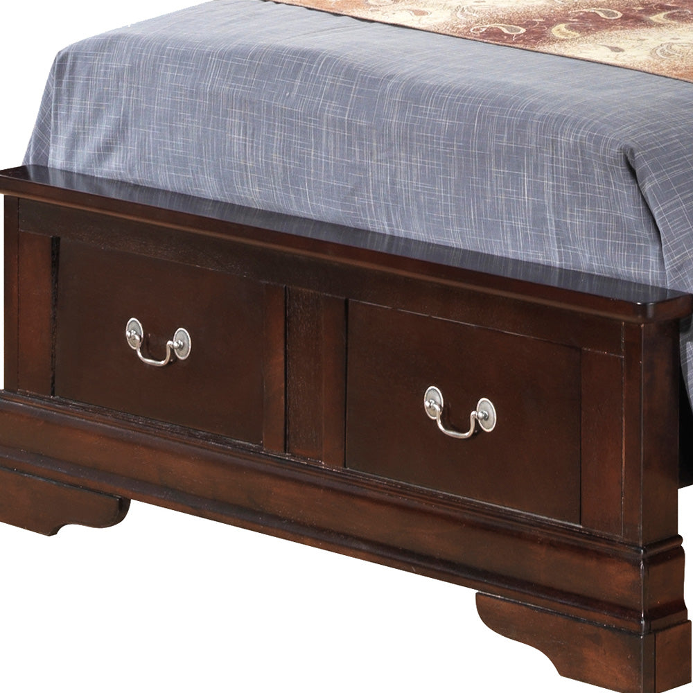 Louis Phillipe G3125D Tsb2 Twin Storage Bedcappuccino Beige Particle Board