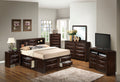 Marilla G1525G Qsb3 Queen Storage Bedcappuccino Beige Particle Board