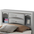 Marilla G1503G Tsb3 Twin Storage Bedsilver Champagne Champagne Particle Board