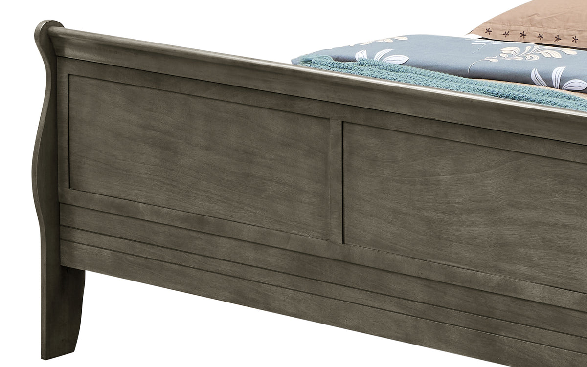 Louis Phillipe G3105A Fb Full Bedgray Gray Particle Board