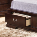 Louis Phillipe G3125D Qsb2 Queen Storage Bedcappuccino Beige Particle Board