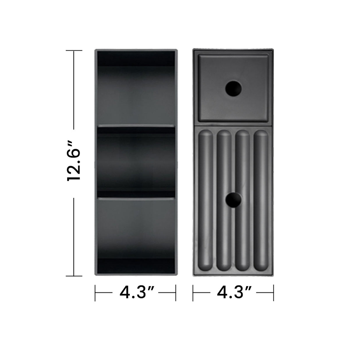 U058 Etna36W 308 Etna 36" Striped Brushed Black Oak Floating Bathroom Vanity With White Ceramic Sink, Bathroom Vanity For Modern Bathroom, Pre Assembled Black Melamine