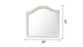 Modern Style King 4Pc Bedroom Set With Usb Ports & Made With Wood In Cream Box Spring Not Required King Cream Wood 4 Piece Set Bedroom Bed Included,Dresser Included,Mirror Included,Nightstand