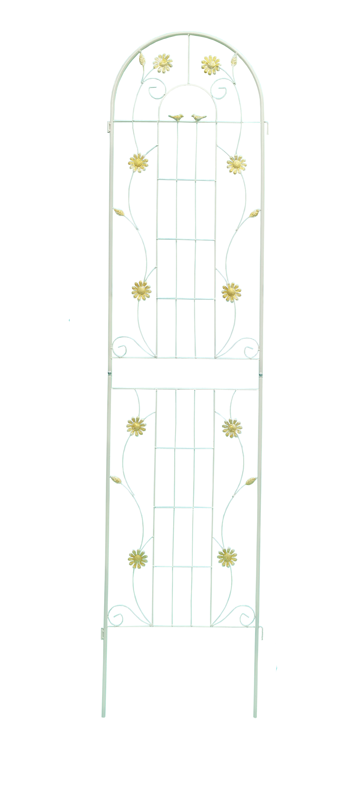 2 Pack Metal Garden Trellis 86.7" X 19.7" Rustproof Trellis For Climbing Plants Outdoor Flower Support Cream White Cream White Garden & Outdoor Iron