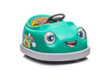 Bumper Car For Kids, 12V Dual Drive 1 6 Years Old Children'S Electric Car With Pushrod Dinner Plate Usb Bt Music Rocking Horse Mode Anti Collision Bumper Ride On Car Green 50 99 Lbs Iron Plastic